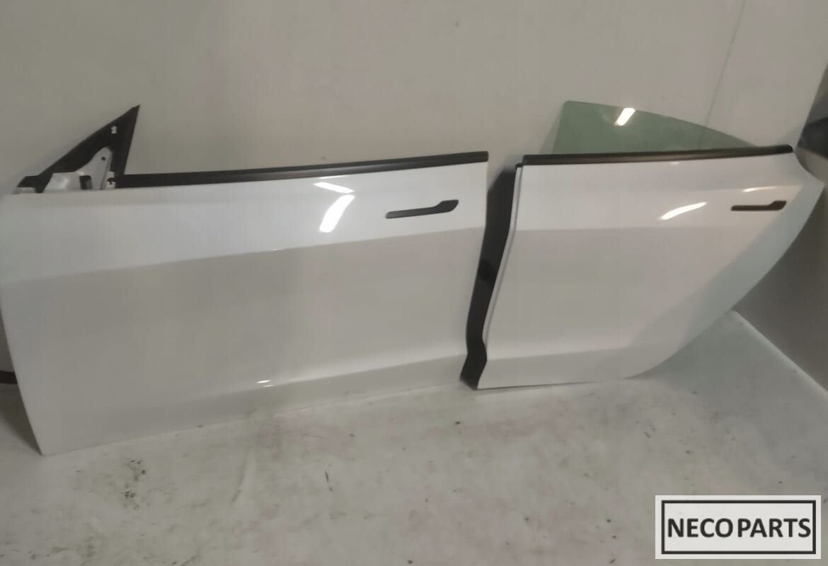 TESLA MODEL 3 PORTIER PORTIEREN DEUR ORGINEEL, Arrière, -, Haillon arrière, Utilisé