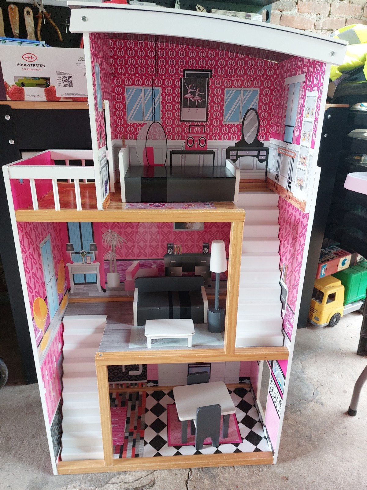 Poppenhuis voor Barbies, Ophalen, Poppenhuis