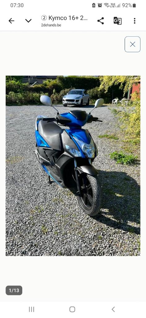 Brommer te koop kymco 16+, Fietsen en Brommers, Scooters | Kymco, Gebruikt, Klasse B (45 km/u), Tweetakt, Ophalen