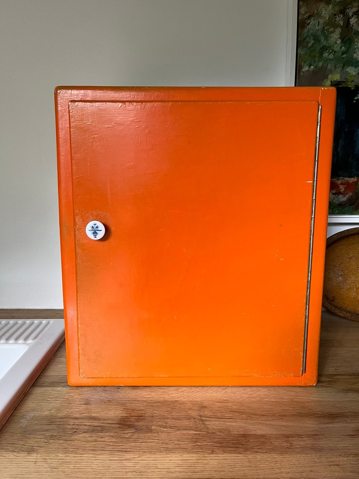 VINTAGE MEDICIJNKAST KASTJE WAND GROOT MODEL, Maison & Meubles, Armoires | Autre, Utilisé, Enlèvement ou Envoi