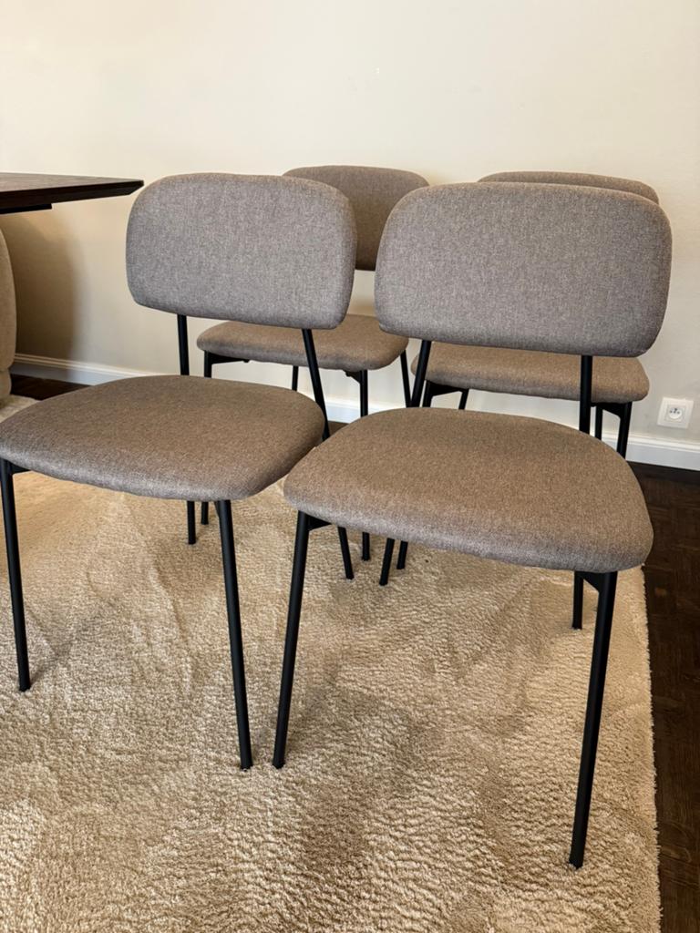 4 eetkamer stoelen, Huis en Inrichting, Stoelen, Ophalen, Zo goed als nieuw, Overige kleuren