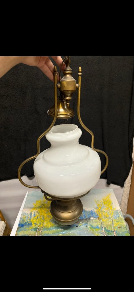 Lampe suspendue vintage, Ophalen, Glas