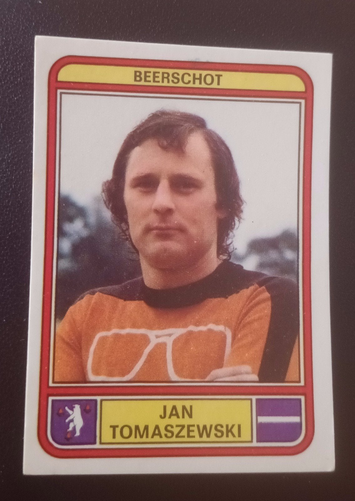 PANINI FOOT 79 # 44 JAN TOMASZEWSKI (BEERSCHOT), Ophalen of Verzenden, Poster, Plaatje of Sticker