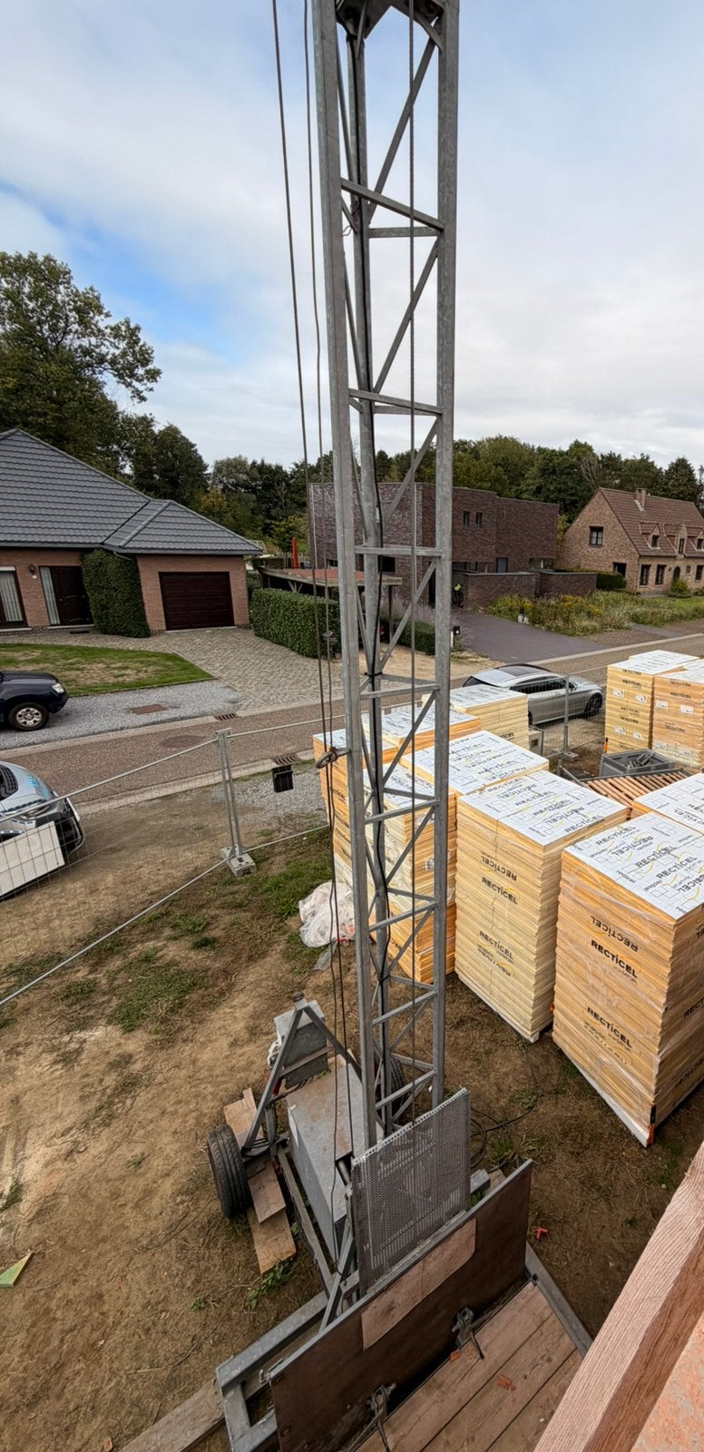 bouwlift 9m, Doe-het-zelf en Bouw, Ophalen, Gebruikt, Bouwlift