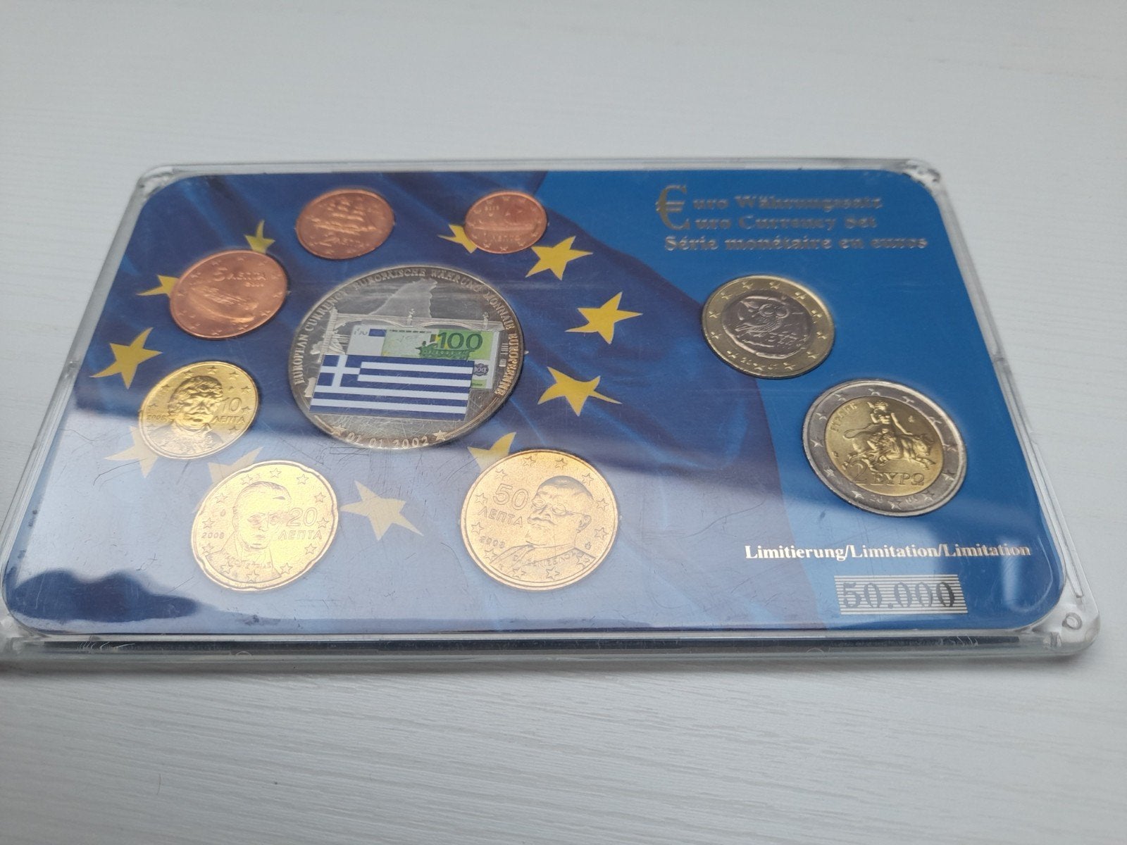 Griekenland de  8 munten +1 grote munt, Postzegels en Munten, Ophalen of Verzenden, Oostenrijk