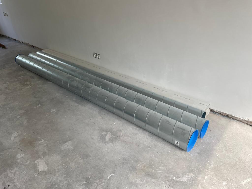Cebeo spiraalbuis galva 160mm, Doe-het-zelf en Bouw, Ophalen, Zo goed als nieuw