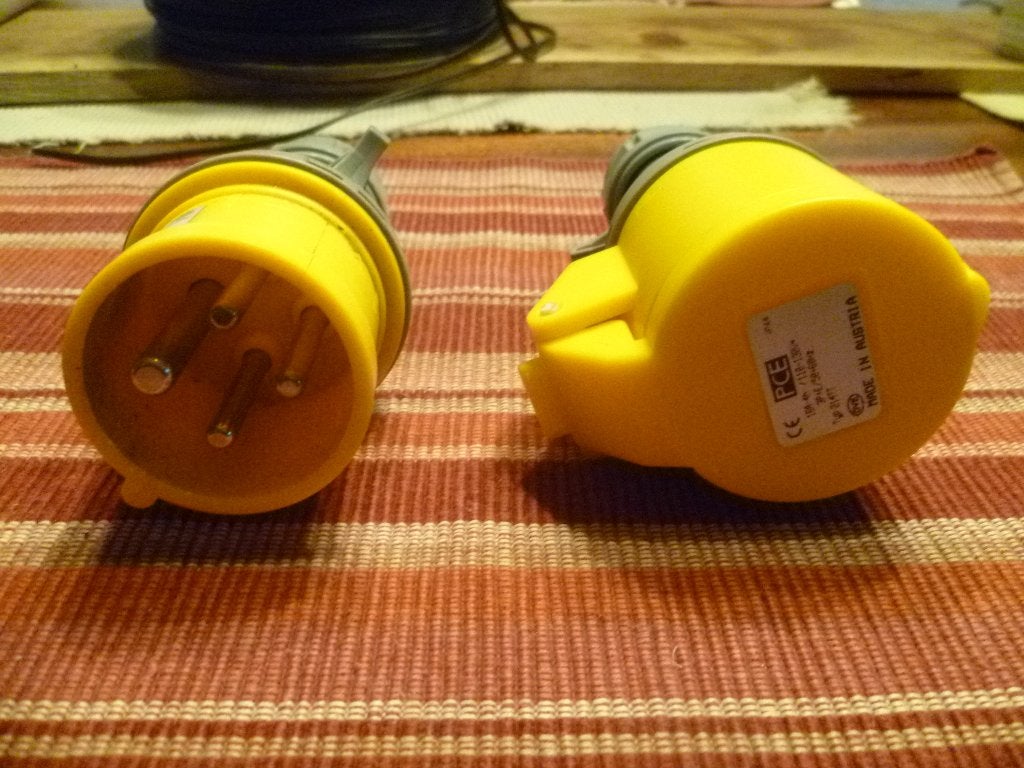 koppelcontactstoppen 16A, Ophalen