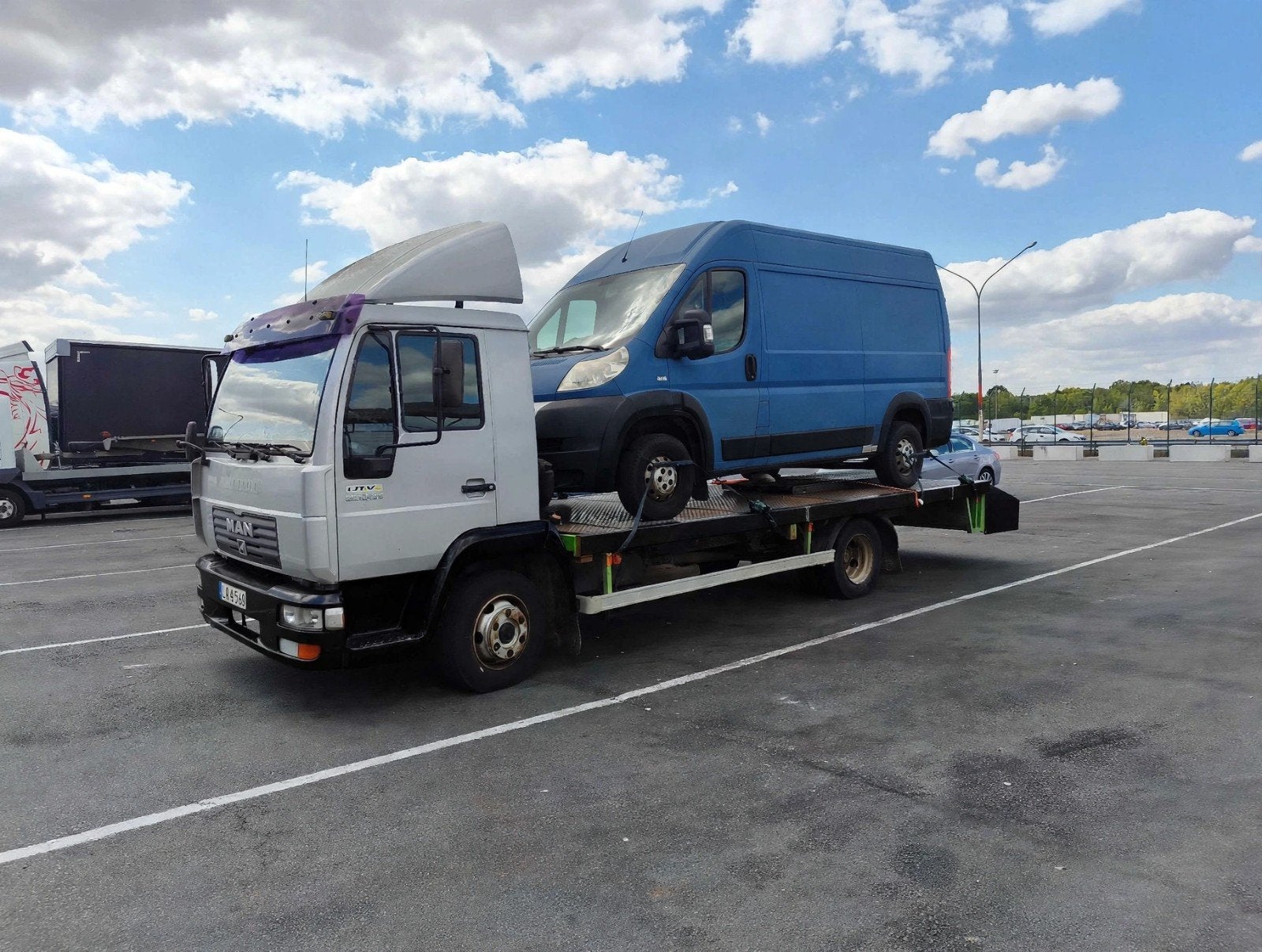 Dépanneuse MAN 7.5T Full entretenu prêt à travailler, Autos, Argent ou Gris, Achat, Boîte manuelle, MAN