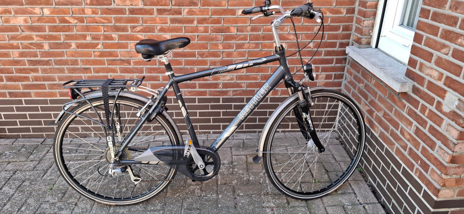 Herenfiets Kettler in Nieuwe Conditie amper gebruikt, Fietsen en Brommers, Velgrem, Versnellingen, Zo goed als nieuw, 53 tot 57 cm
