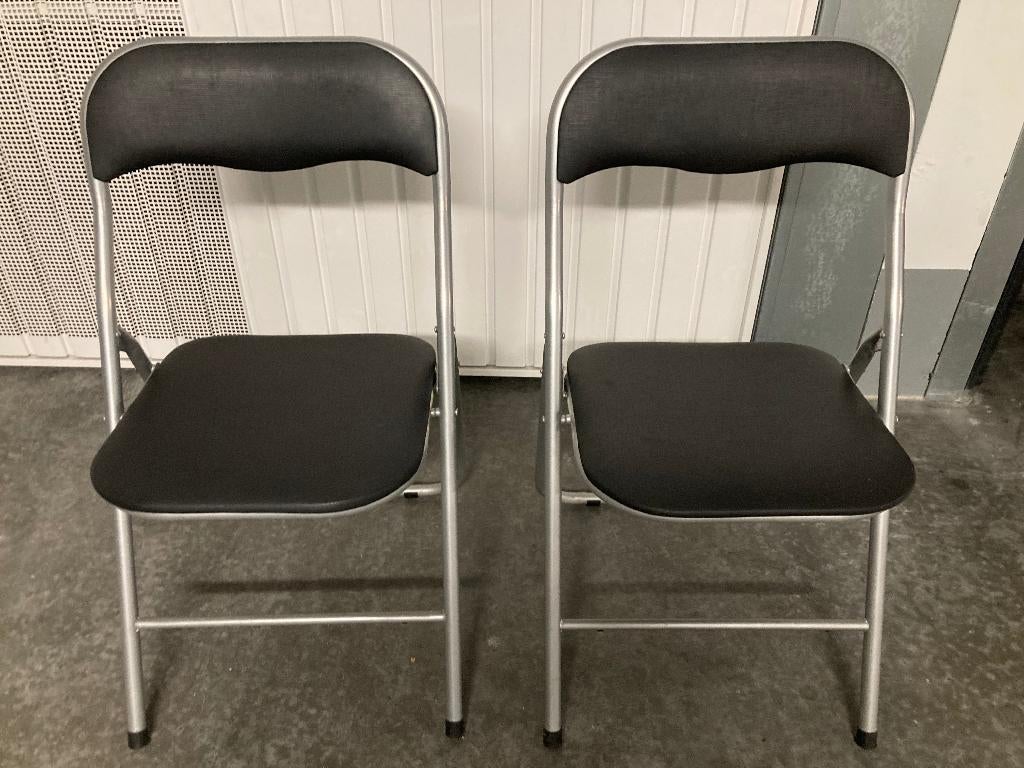 stoelen, Huis en Inrichting, Stoelen, Ophalen, Twee, Zwart, Zo goed als nieuw