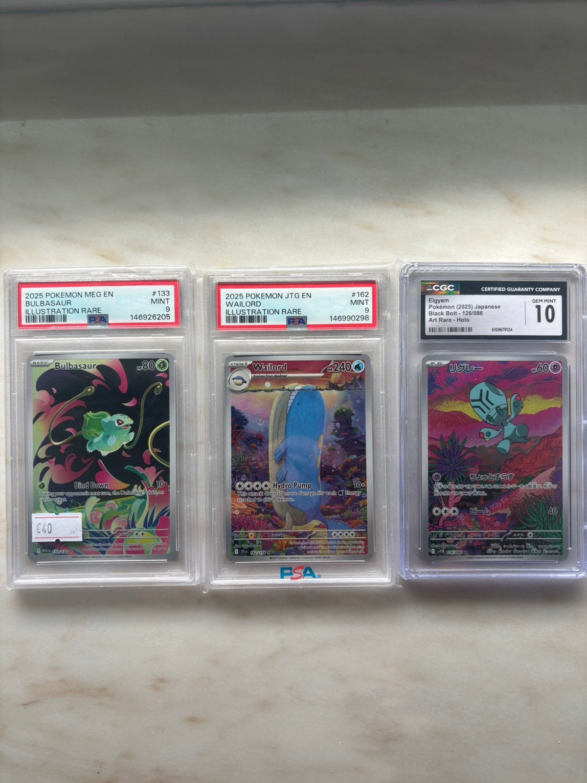 Slabs pokemon psa en cgc, Ophalen of Verzenden, Zo goed als nieuw