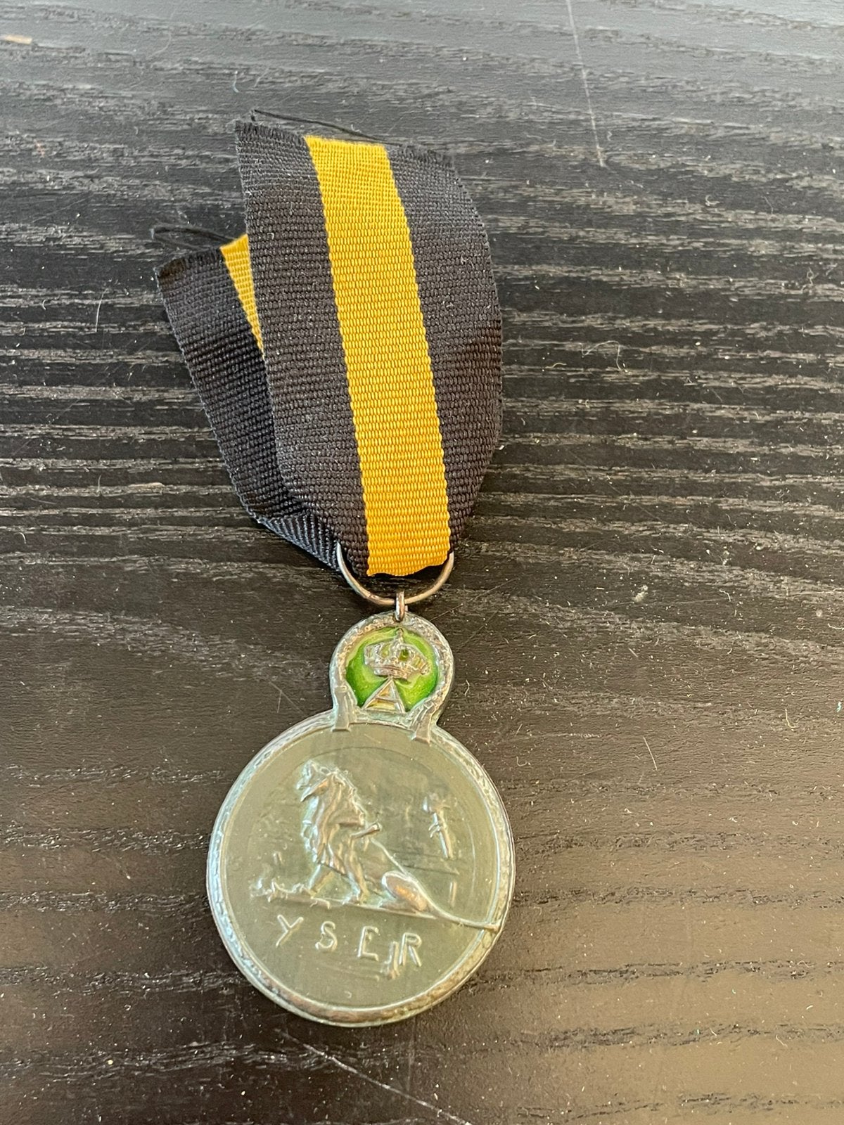 Medaille yser vlaams lint ijzer, Ophalen of Verzenden