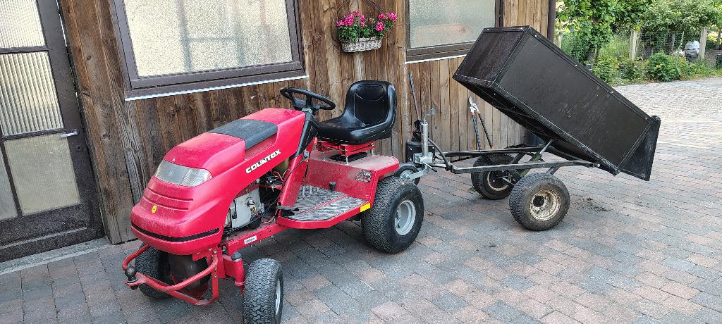 tractor met kipper, Ophalen