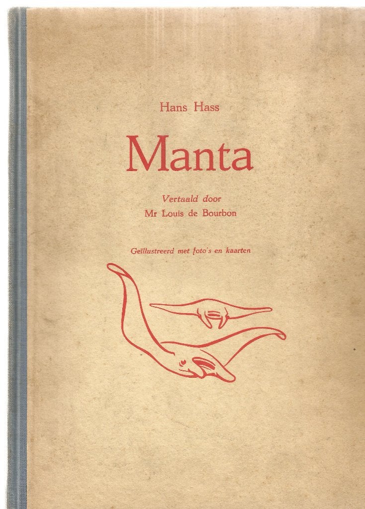 MANTA  -  Hans Haas - diepzeeduiken in de Rode Zee, Ophalen of Verzenden, Gelezen, Hans Haas, Afrika