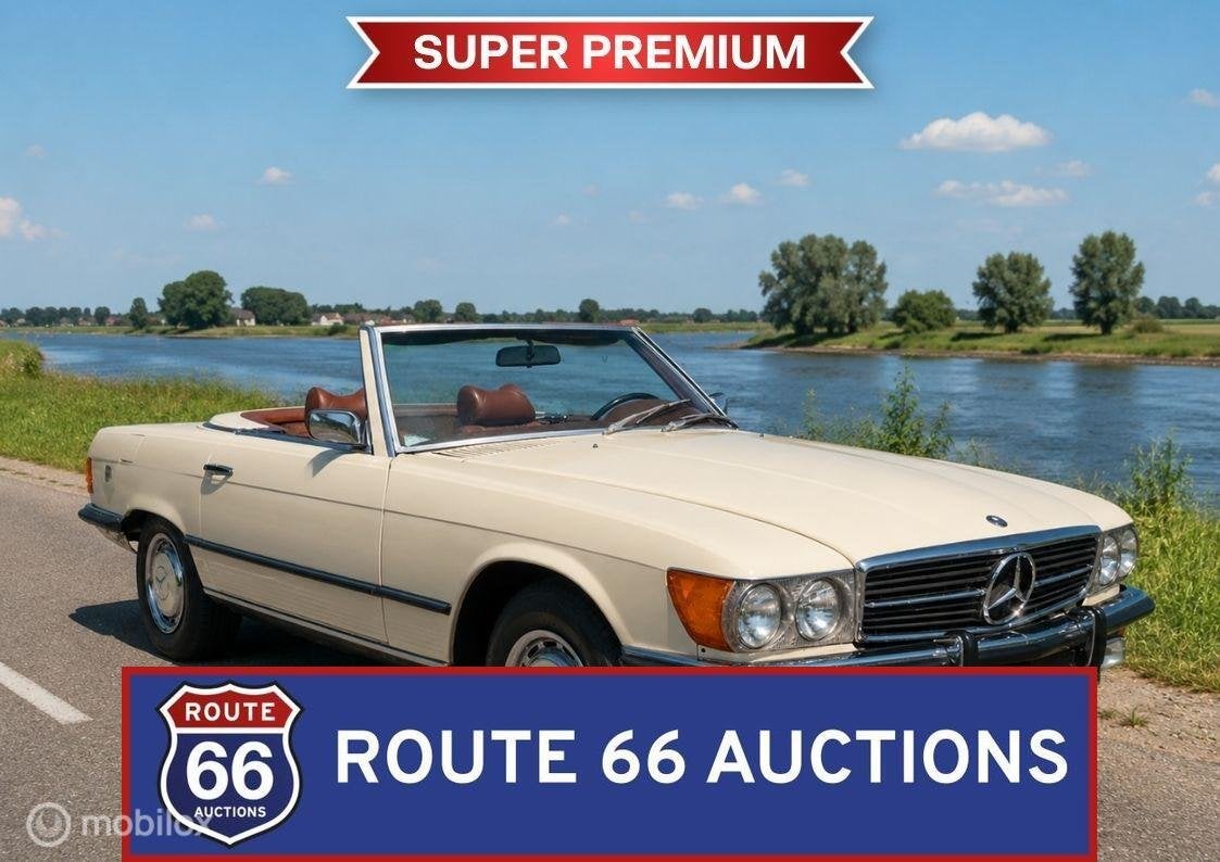 Mercedes Benz 350 SL | 1972 | Route 66 Auctions, Autos, Achat, Entreprise, Boîte manuelle, Autre carrosserie