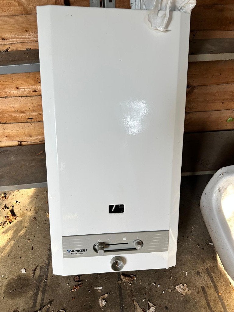 Junkers gasboiler (aardgas) warm water - Nooit gebruikt -, Bricolage & Construction, Chauffe-eau & Boilers, Enlèvement, Neuf, Gaz naturel