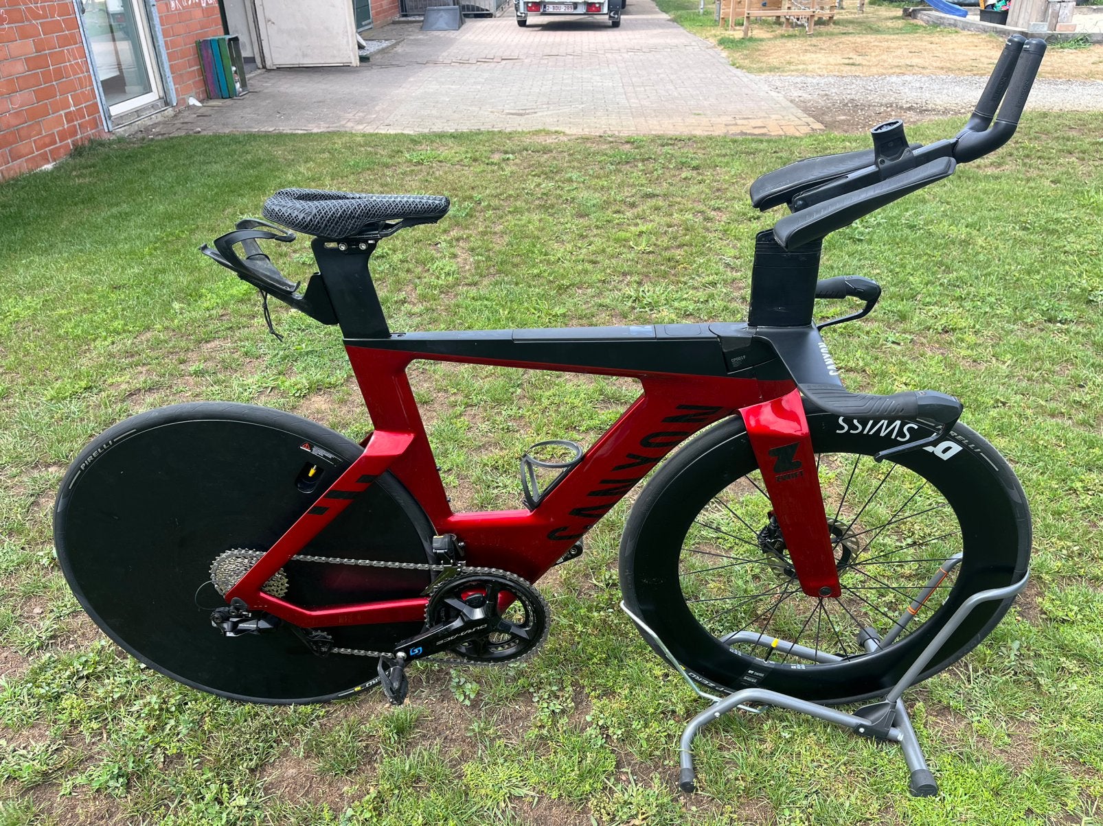 Vélo de contre-la-montre Triathlon Canyon Speedmax CFR Di2, Autres marques, Comme neuf, Enlèvement, 28 pouces