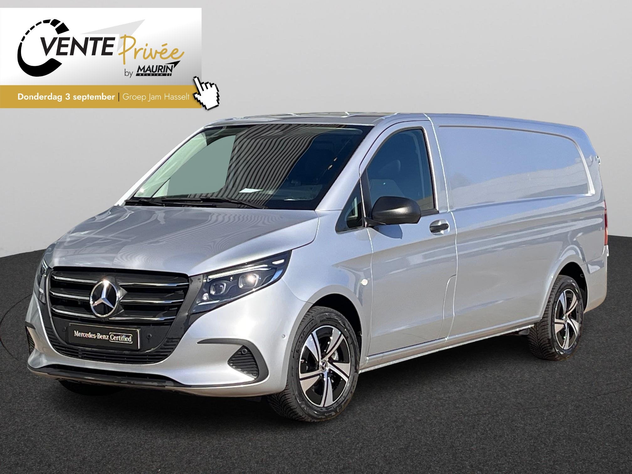 Mercedes-Benz Vito 116 CDI Select L3 9G-Tronic, Auto's, Mercedes-Benz, Automaat, 4 deurs, Gebruikt, Zwart