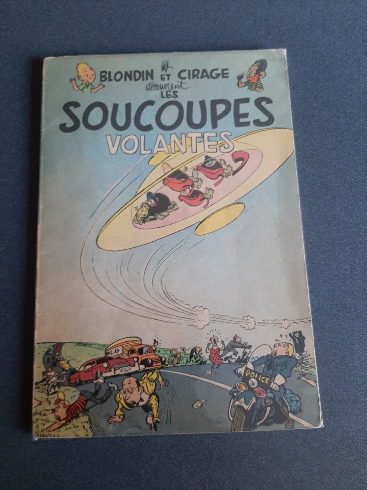 Blondin et Cirage : Les soucoupes volantes EO 1956, Livres