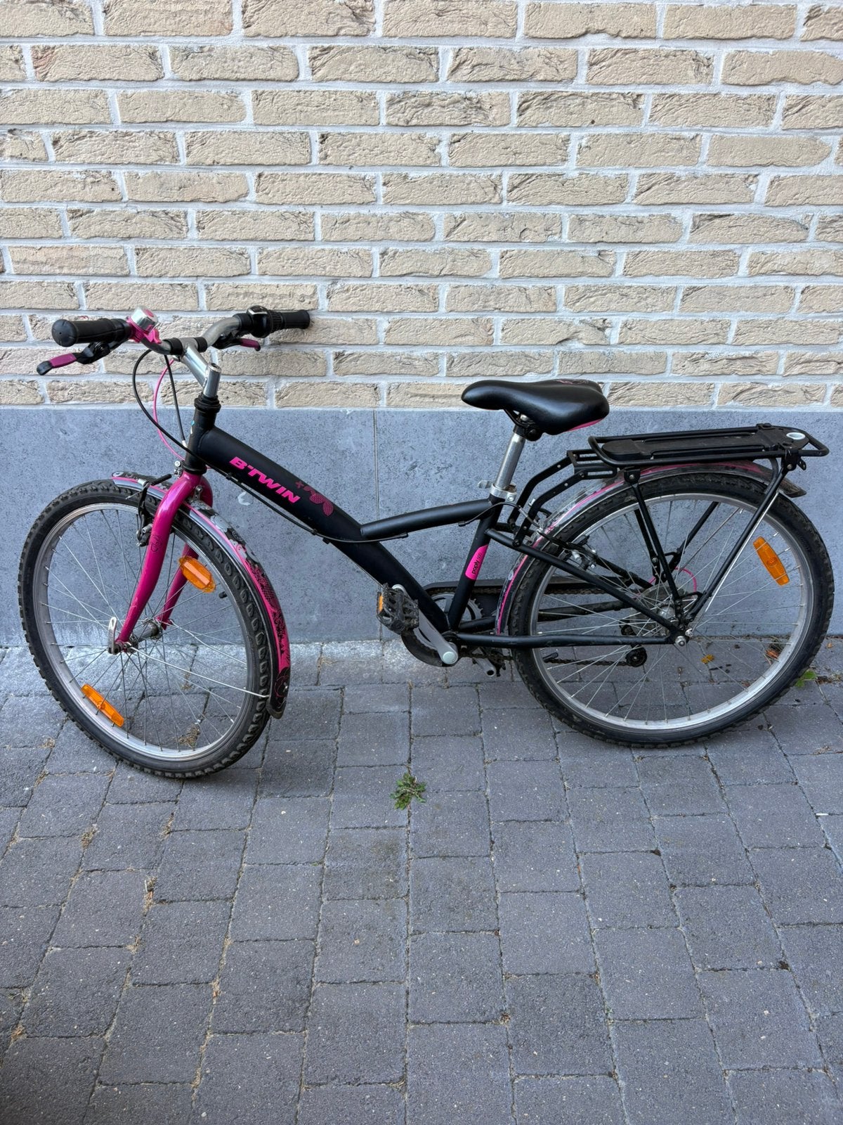 Meisjesfiets B-Twin 24 inch, Fietsen en Brommers, Ophalen, Gebruikt, 24 inch