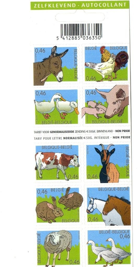 Belgique carnets de timbres, Timbres & Monnaies, Autre, Non oblitéré, Sans enveloppe, Timbre-poste