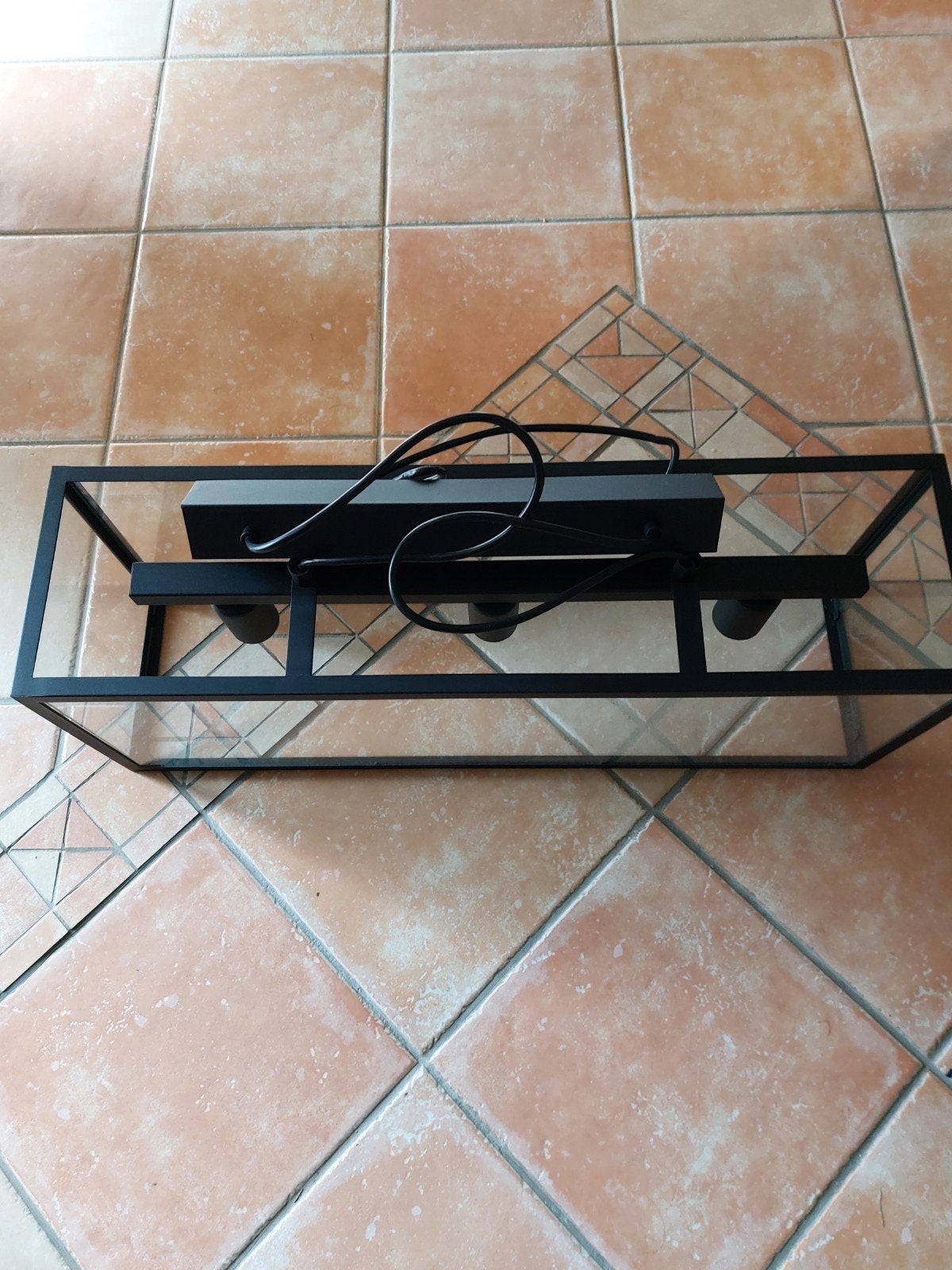 hanglamp voor living, Enlèvement, Comme neuf, Verre