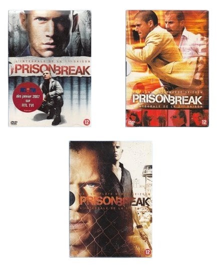 Prison Break dvd-set: seizoenen 1, 2 en 3, Ophalen of Verzenden, Gebruikt