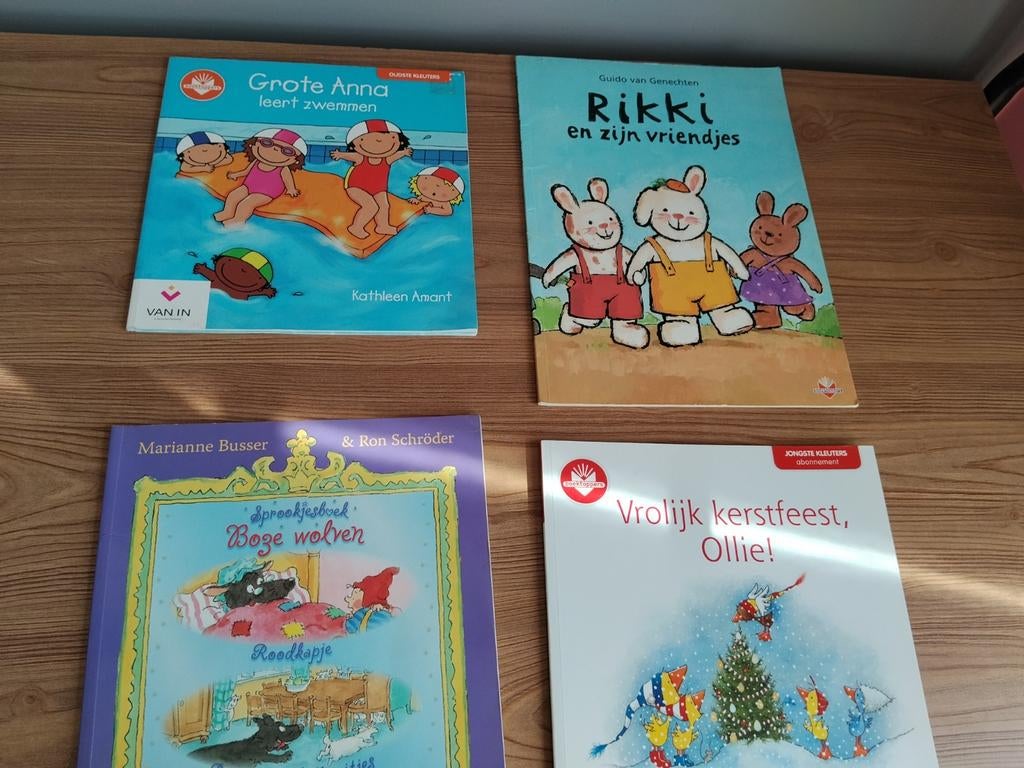 Prentenboeken Kleuterboeken Anna Rikki ollie, Enlèvement