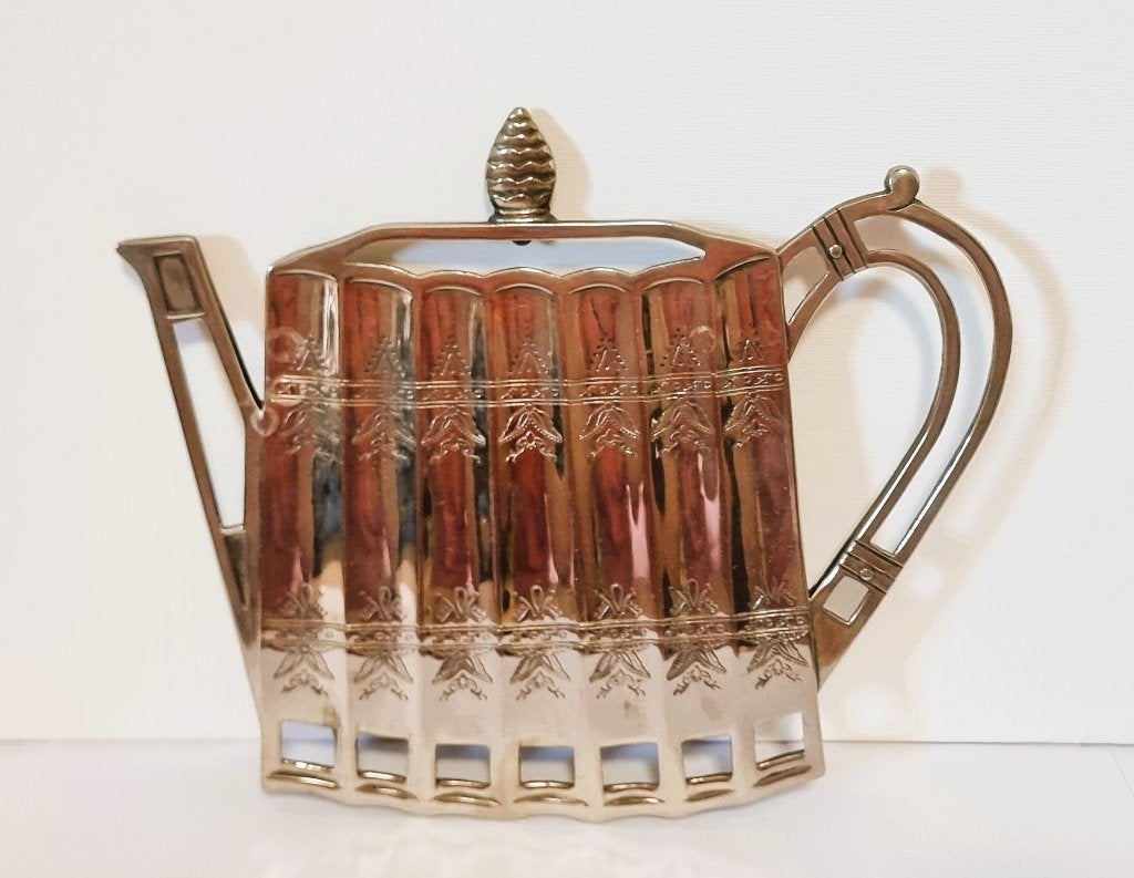 Verzilverde onderzetter - "Codinger" Silver Plated, Ophalen of Verzenden