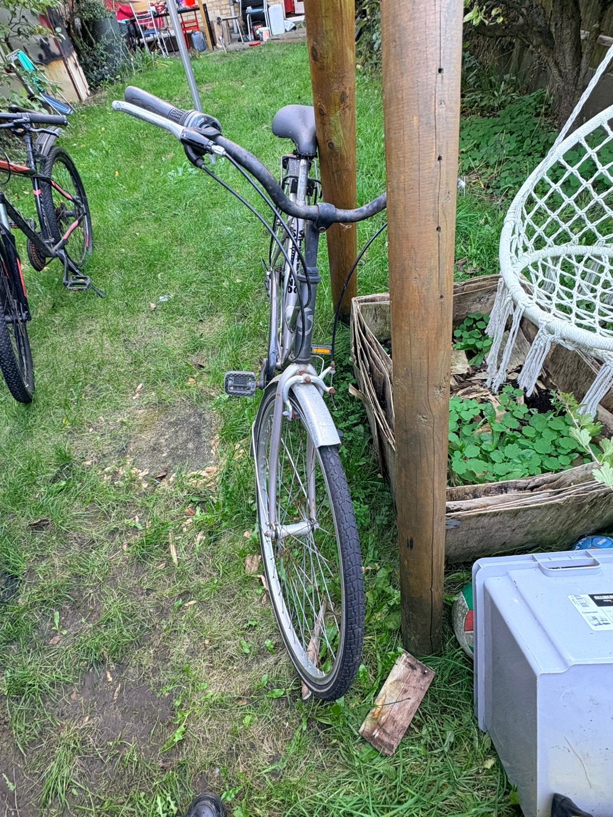 Fiets steffino, Gebruikt, Velgrem, Dames, Ophalen