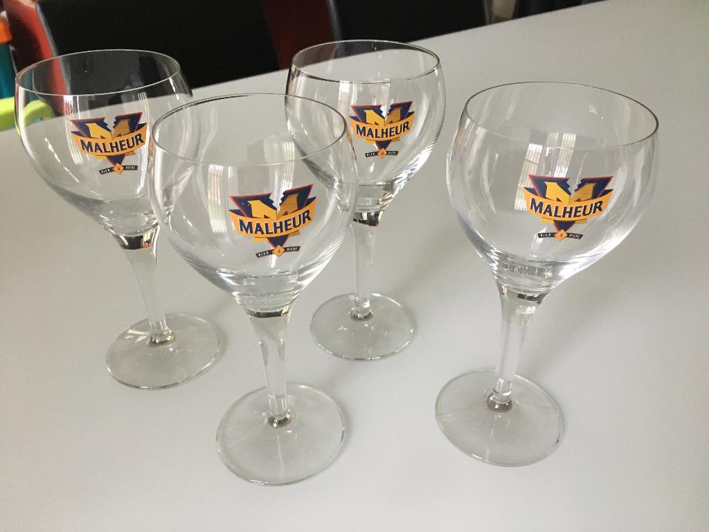 4 Glazen Malheur, Ophalen, Nieuw, Glas of Glazen