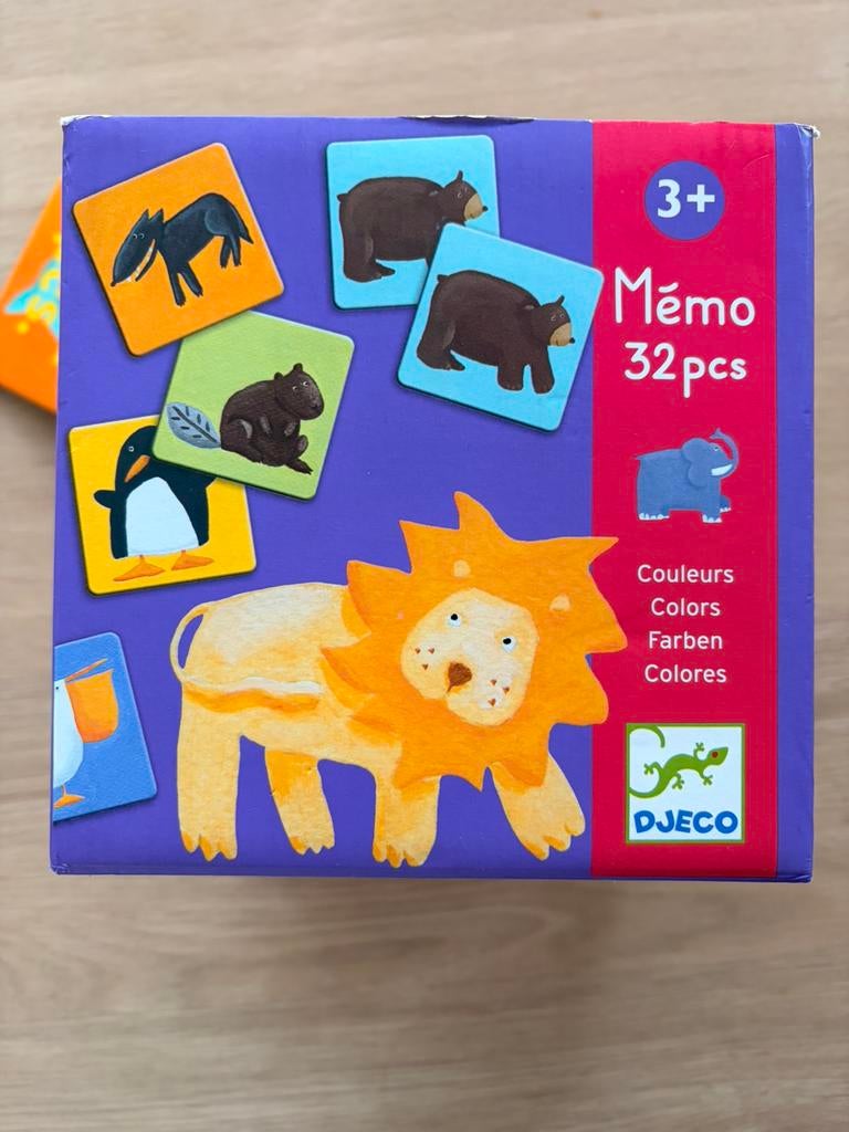 Djeco dieren memo 32 stuks, Enlèvement, Comme neuf