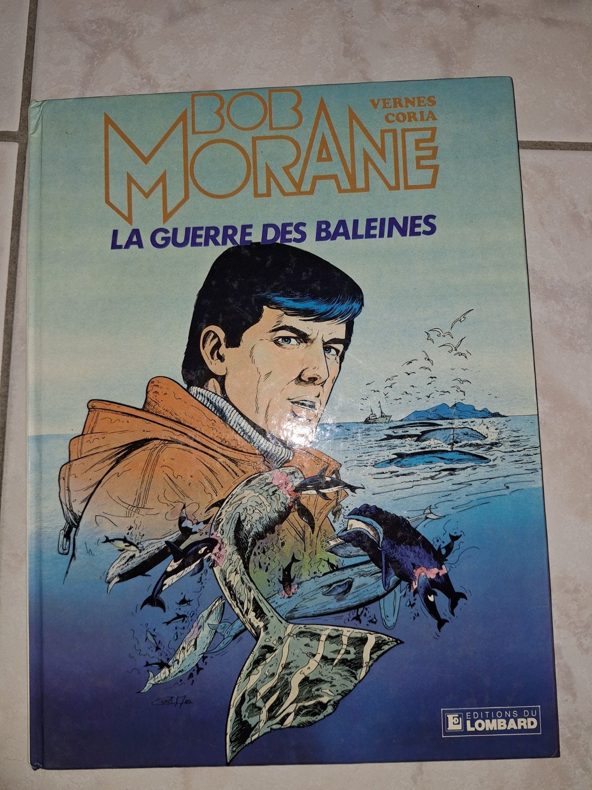 Bob Morane La Guerre des Baleines 1985, Une BD, Enlèvement, Utilisé
