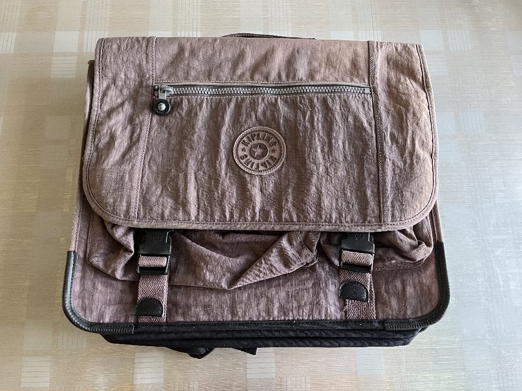 Boekentas Kipling lichtpaars, Diversen, Schoolbenodigdheden, Ophalen of Verzenden, Zo goed als nieuw