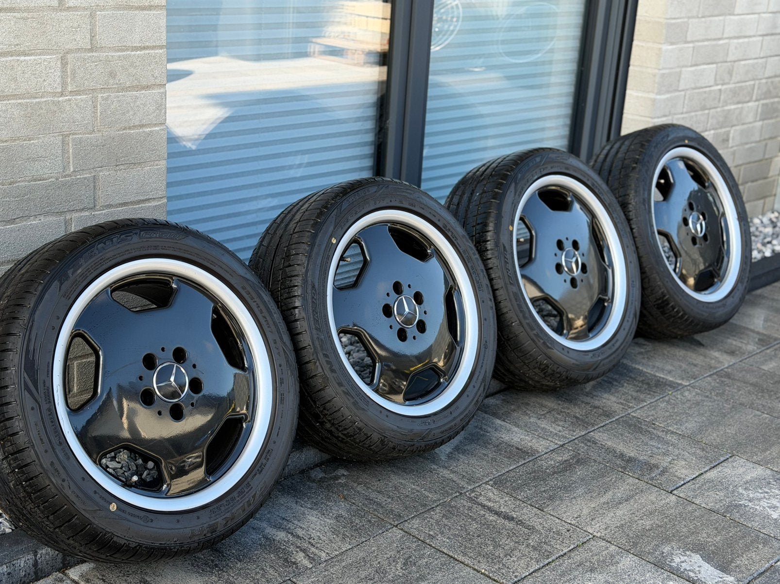 17 inch AMG Monoblock velgen Mercedes w124 W201 W210 W208, Auto-onderdelen, Ophalen of Verzenden, 17 inch, Band(en)