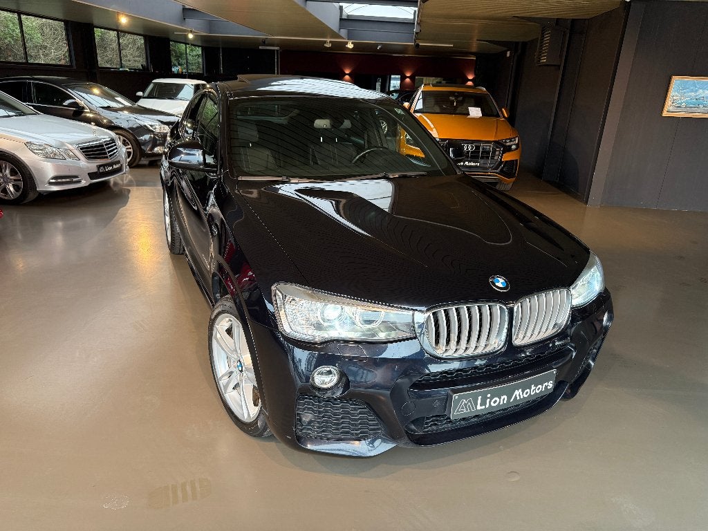 2017 BMW X4 XDRIVE* M-SPORT*LEDER*NAVI*CAM*TREKHAAK**PANO, Auto's, Automaat, 2993 cc, Blauw, Leder