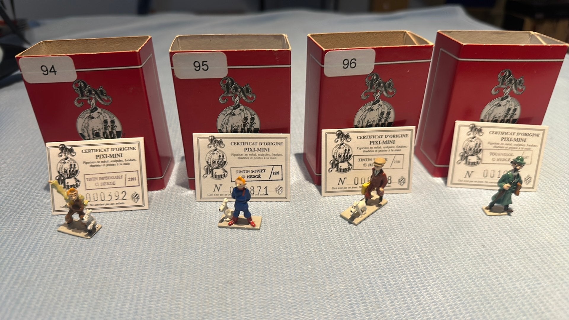Tintin mini pixi’s, Enlèvement ou Envoi, Tintin, Comme neuf, Statue ou Figurine