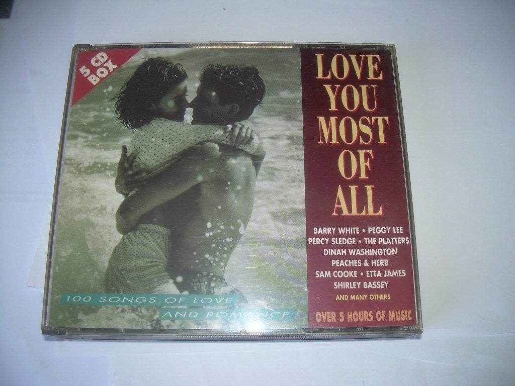 COFFRET DE 5 CD - JE T'AIME PAR-DESSUS TOUT, Enlèvement ou Envoi, Premier pressage, Comme neuf, Compilation