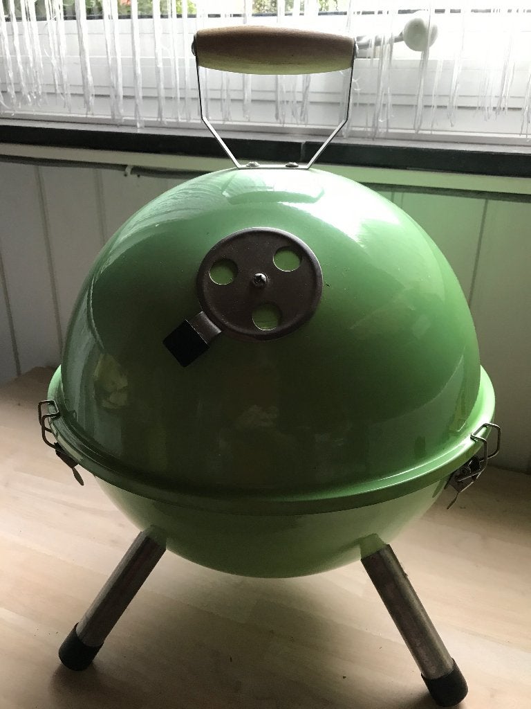 BBQ op houtskool , bbq elektrisch tafelmodel, Ophalen of Verzenden, Zo goed als nieuw