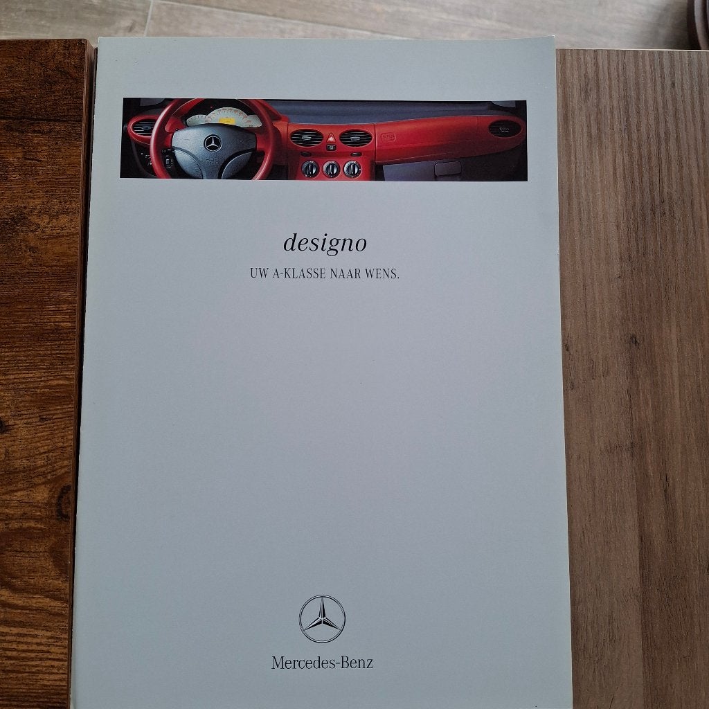 Designo  -  UW A-KLASSE NAAR WENS    02/99, Ophalen of Verzenden, Nieuw, Mercedes