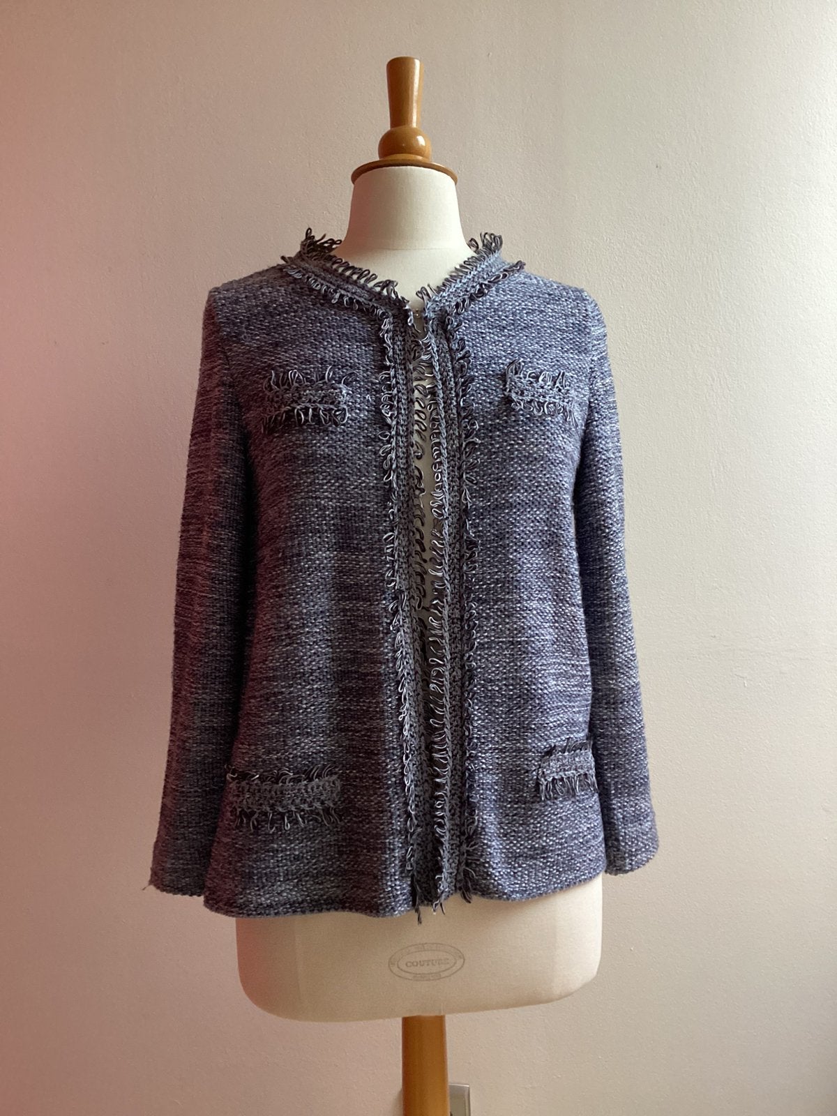 Vest Barbara Lebek 38, Ophalen of Verzenden, Zo goed als nieuw, Maat 38/40 (M), Blauw