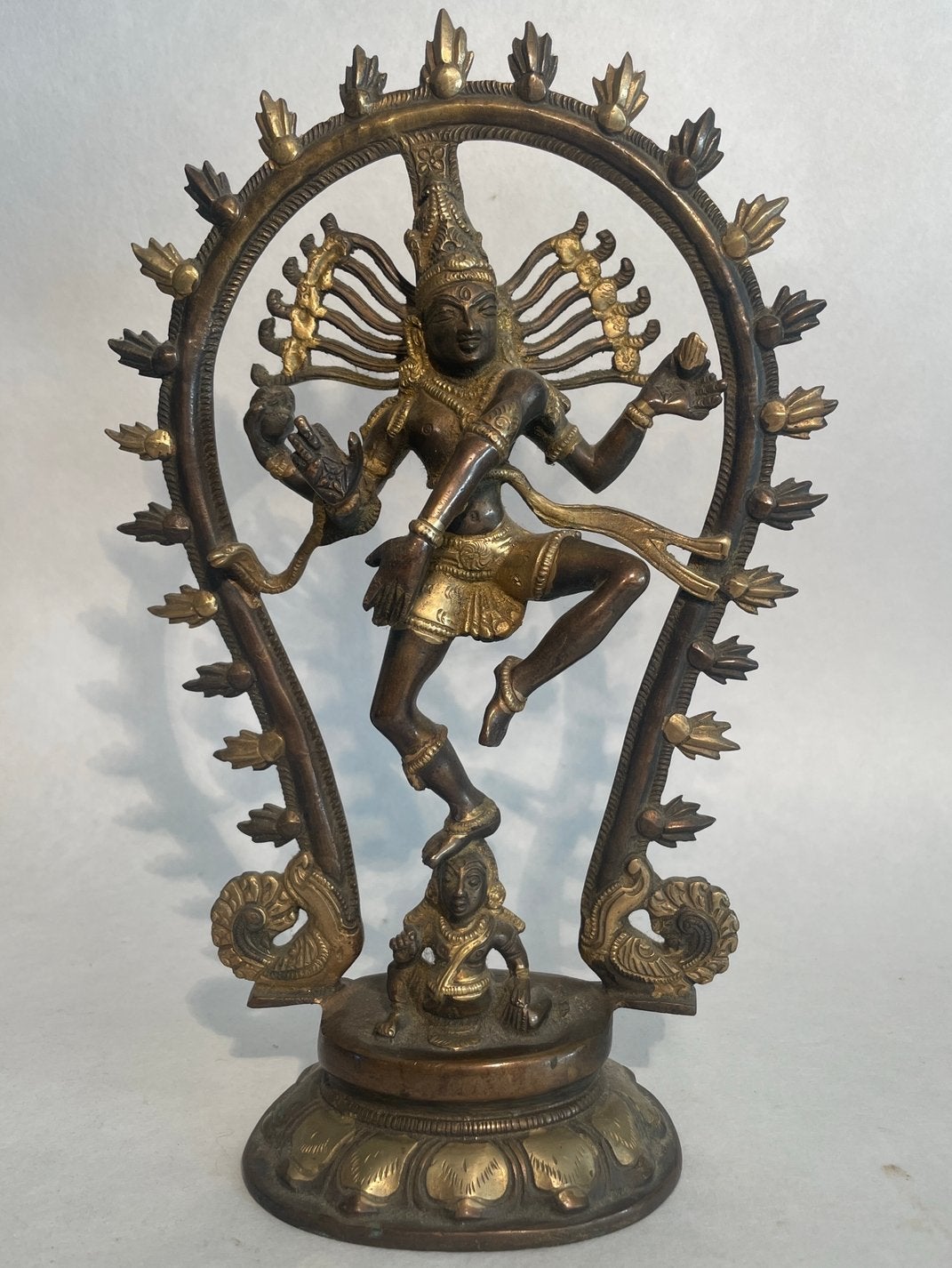 Handgemaakt messing Shiva Nataraja-beeld, Ophalen, Zo goed als nieuw, Beeld(je), Hindoe