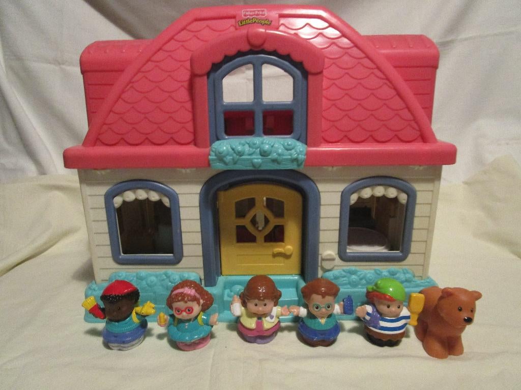 Fisher Price, Little People: Pretty House, Kinderen en Baby's, Speelgoed | Fisher-Price, Ophalen of Verzenden, Gebruikt, Speelset