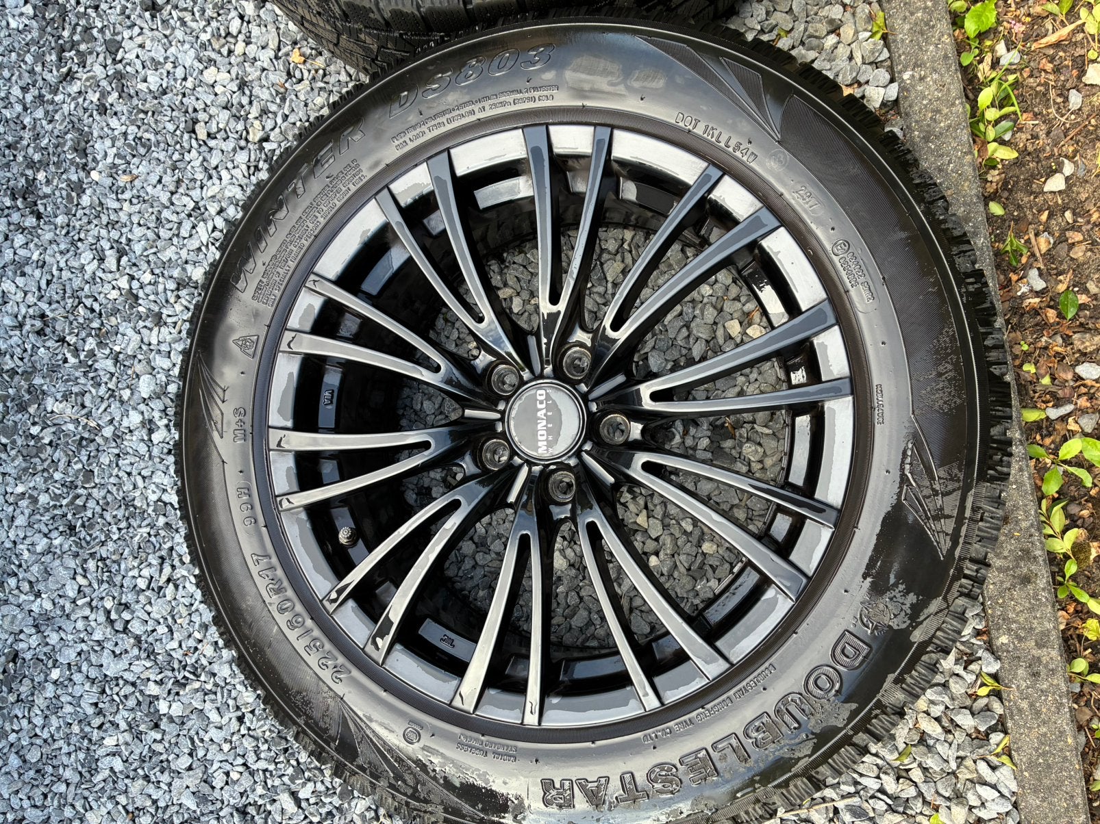 4 winterbanden 17 duims, Ophalen, Gebruikt, Banden en Velgen, 17 inch