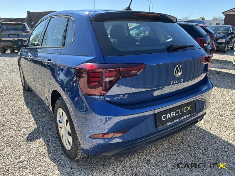 Volkswagen Polo aut. Parkeerhulp V+A*Carplay*Bluetooth*, Auto's, Bluetooth, Euro 6, 95 pk, Blauw
