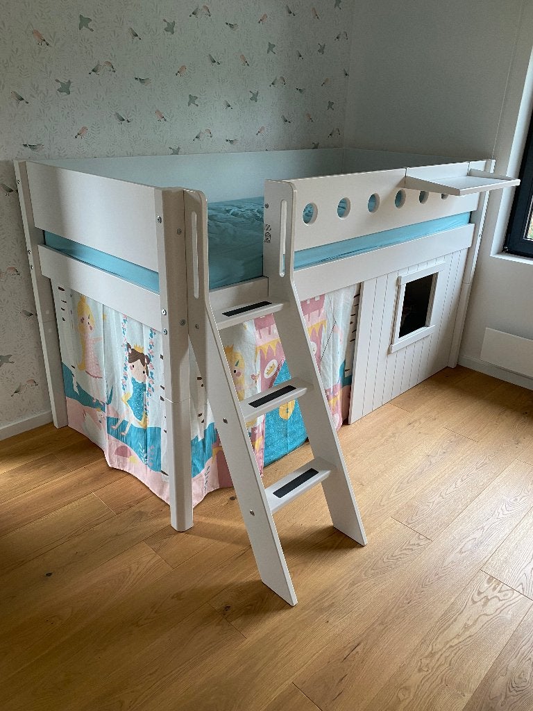 Flexa bed, Kinderen en Baby's, Ophalen, 85 tot 100 cm, Hoogslaper of Stapelbed, Zo goed als nieuw