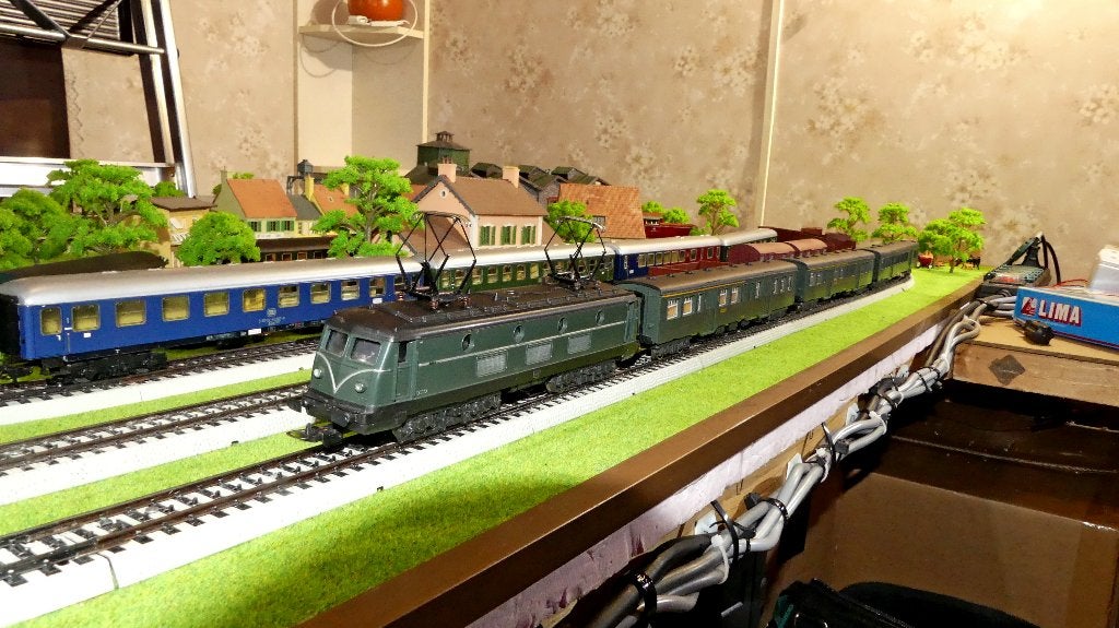 Lima convoi "Nostalgie" Sncb AC analogique pour Märklin, Analogique, Courant alternatif, Utilisé, Set de Trains