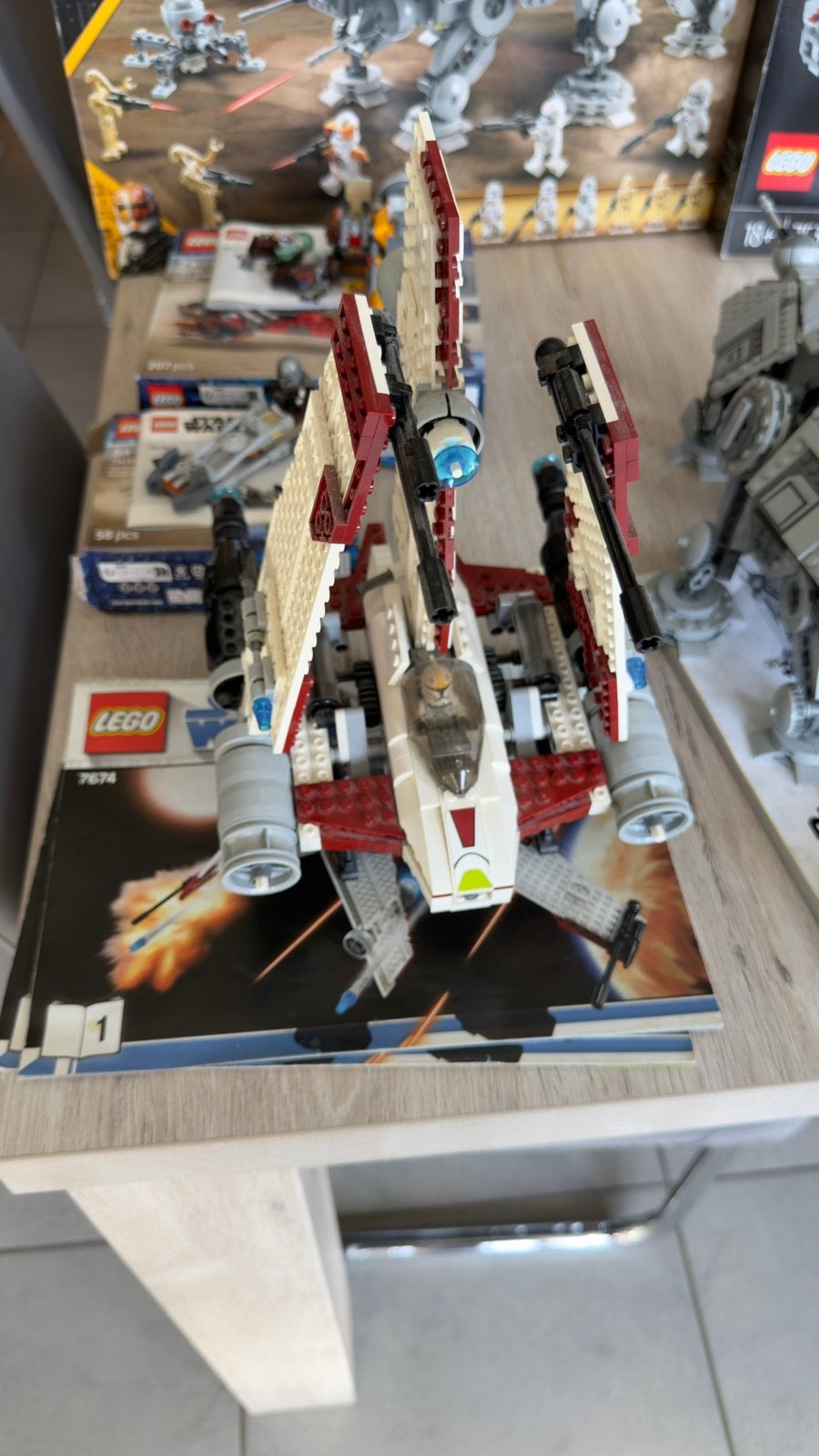 Lego star wars 7674 V-19 Torrent van 2008, Star Wars, Lego, Comme neuf, Enlèvement