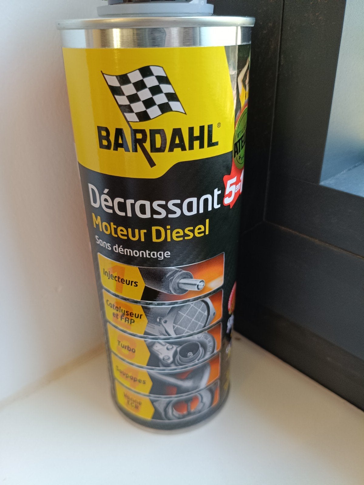 Bardahl 5 in 1 diesel cleaner, Enlèvement