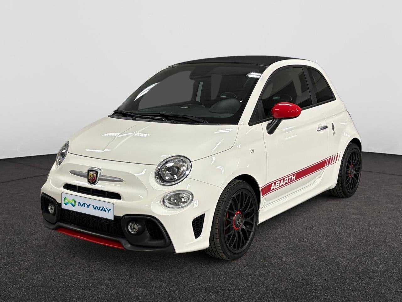Abarth 595C 1.4 T-Jet (EU6d-TEMP), Autos, Achat, Cabriolet, Ordinateur de bord, Blanc